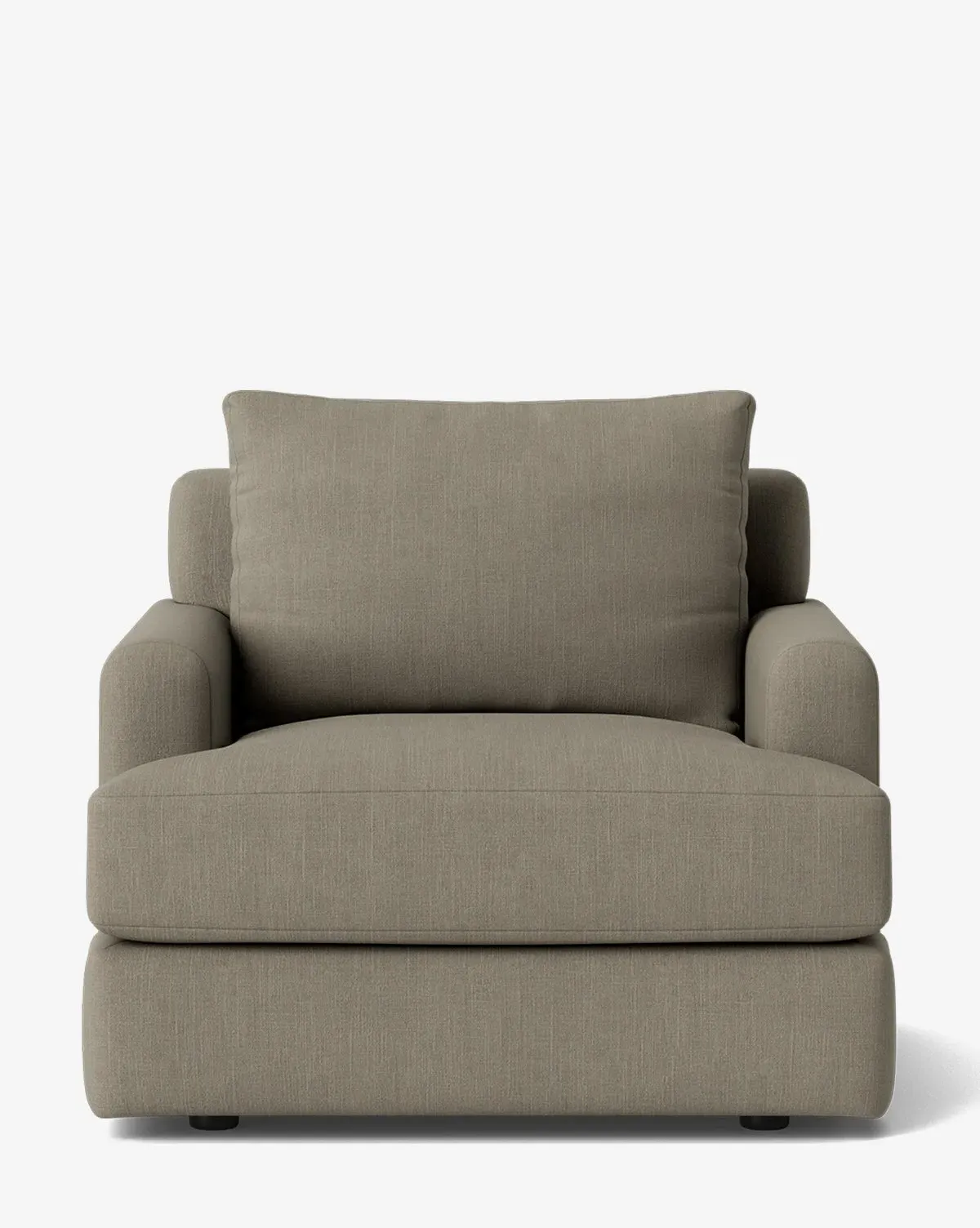 Winthrop Lounge Chair - Cement, Belgian Linen product