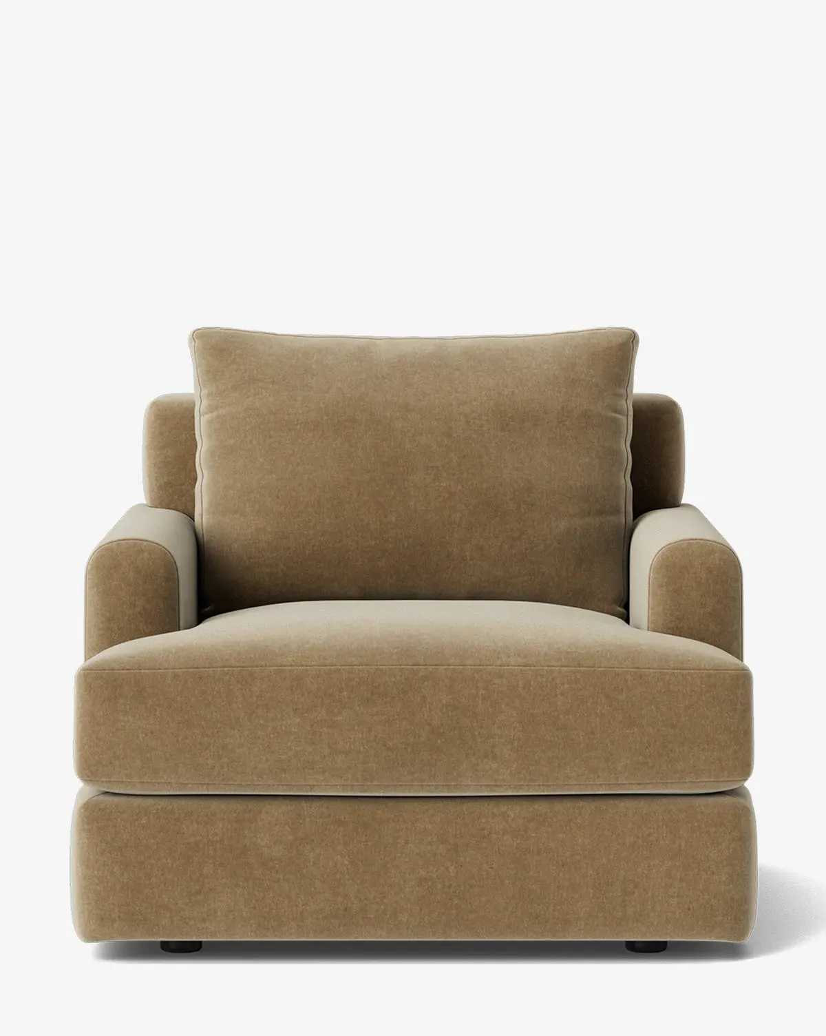 Winthrop Lounge Chair - Ecru, Velvet product