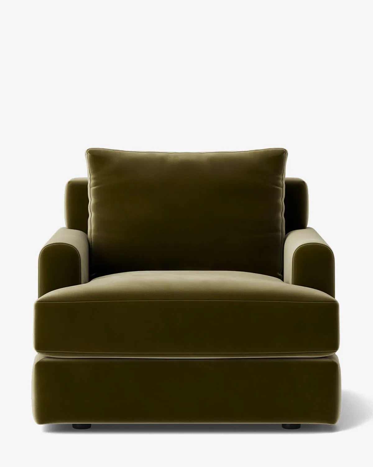 Winthrop Lounge Chair - Olive, Velvet product