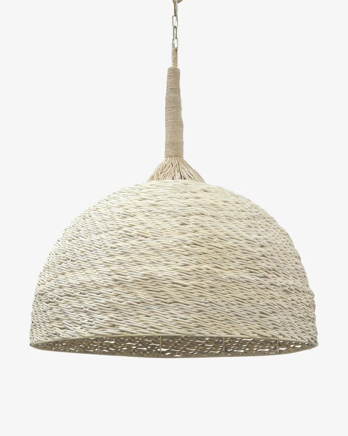 Wisteria Oversized Pendant Light - Whitewash, Wicker product