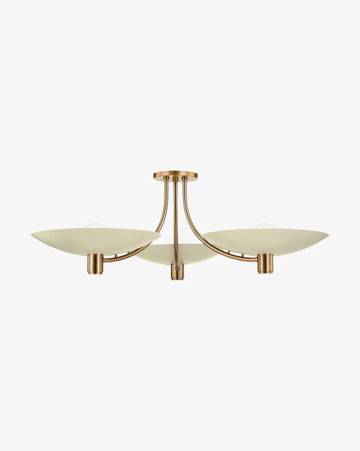 Wolfe Flush Mount - Patina Brass, Steel product