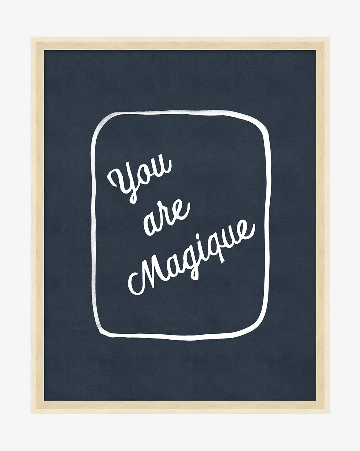 You are Magique Framed Wall Art - White product