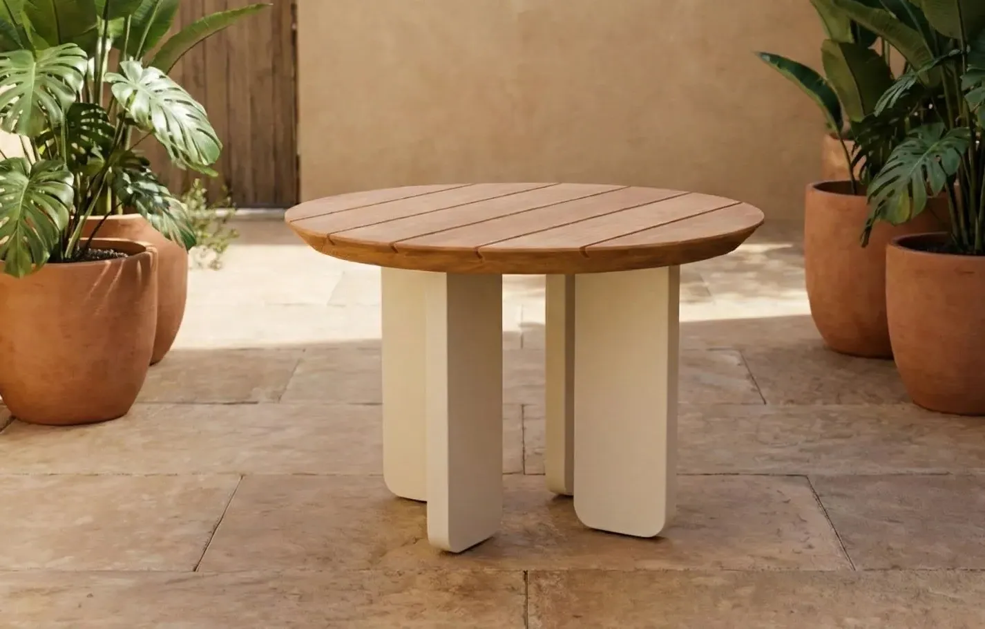 Harbour Round Coffee Table 60cm - Teak product