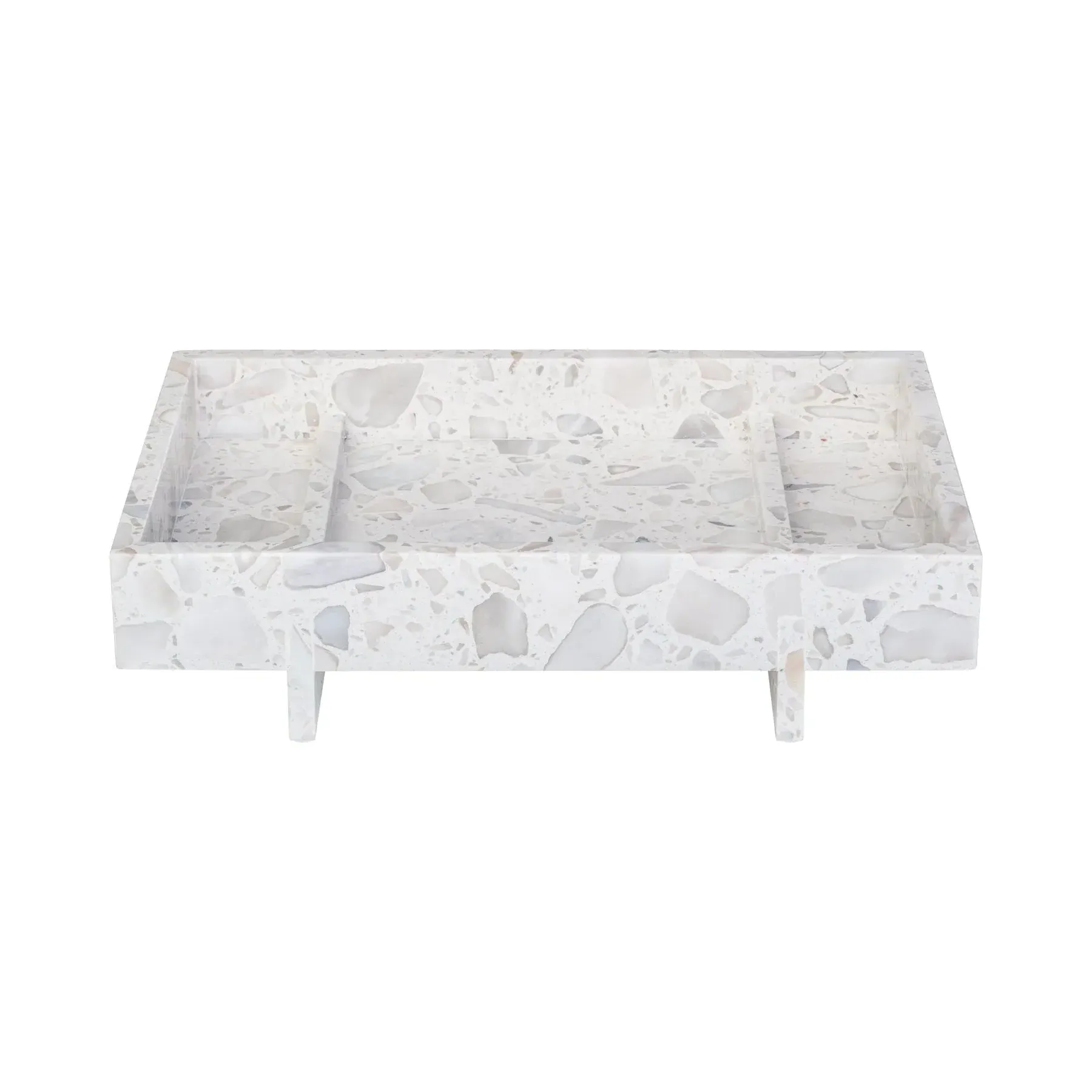 Abento Tabletop Tray - Grey, Terrazzo Marble product