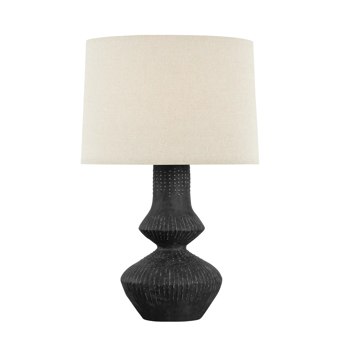 Anchor Ceramic Table Lamp - Charcoal, Linen product
