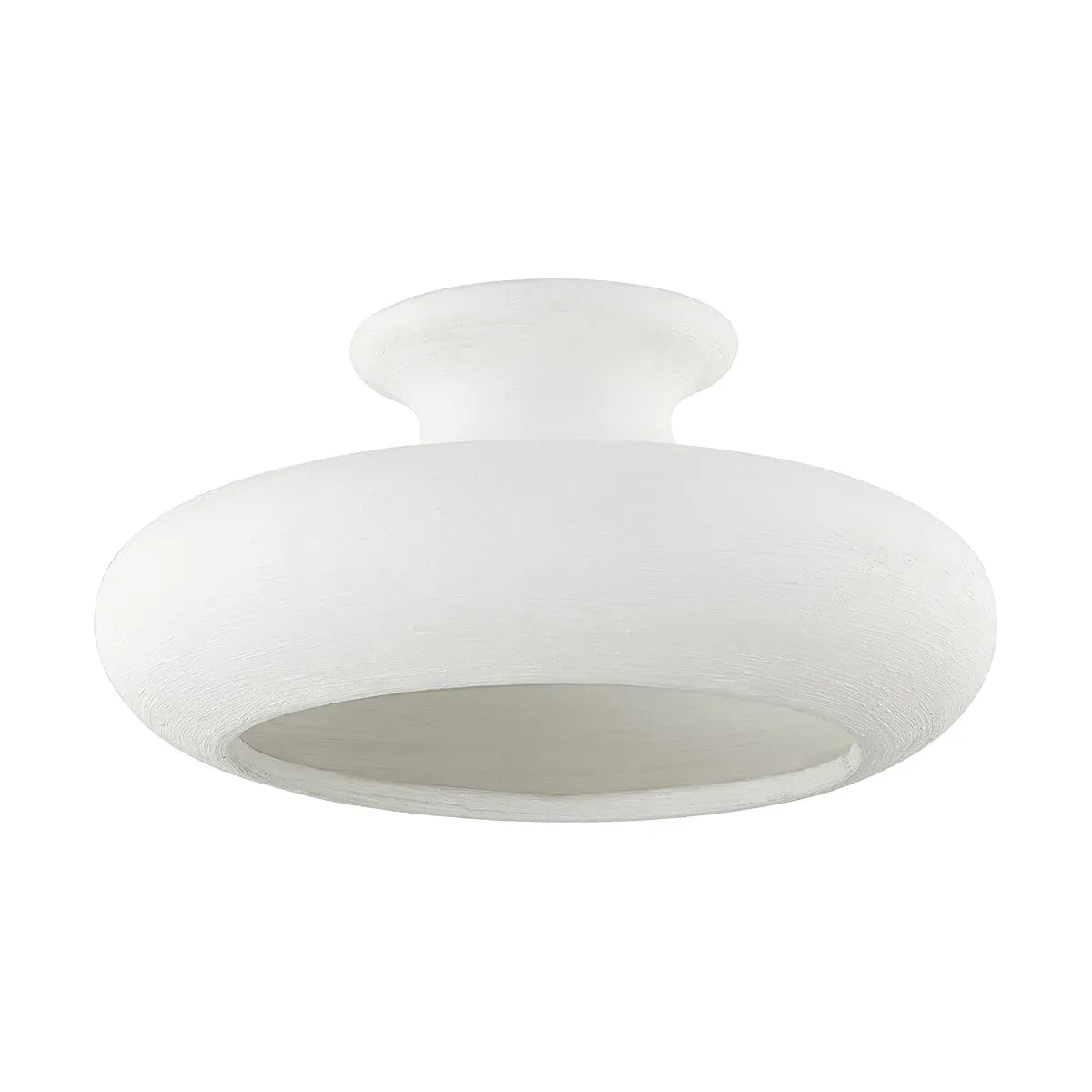Annabelle Flush Mount Ceiling Light - White, Ceramic product