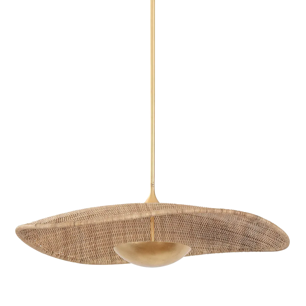 Bethel Small Woven Rattan Pendant Light - Natural, Rattan product