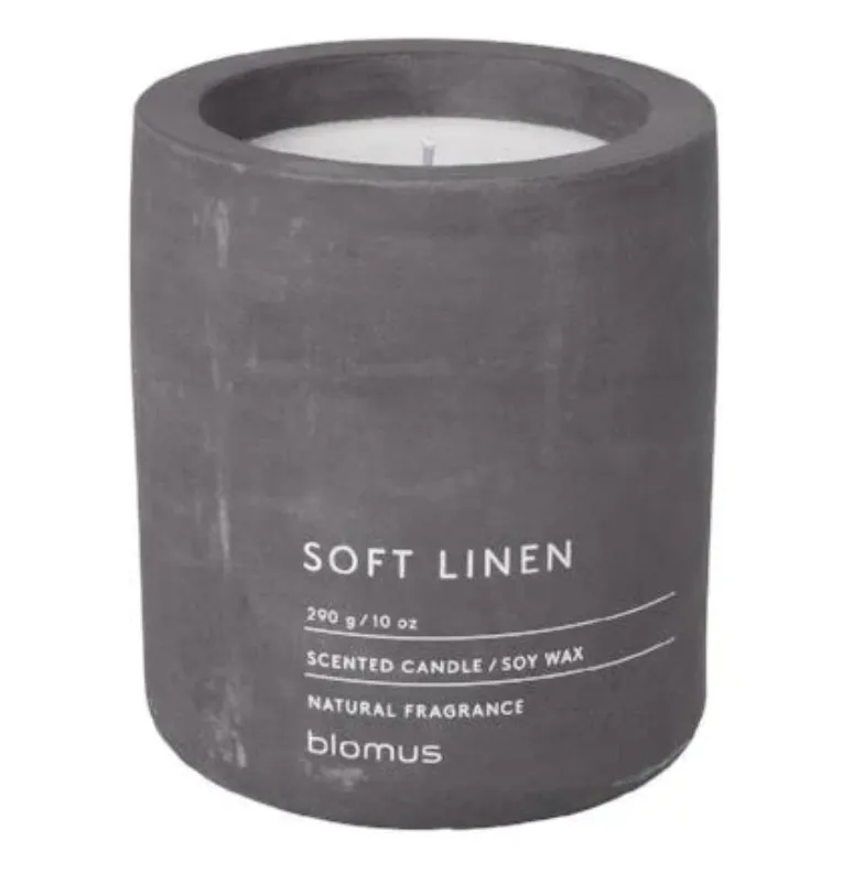 blomus FRAGA Scented Candle - Soft Linen, Concrete product