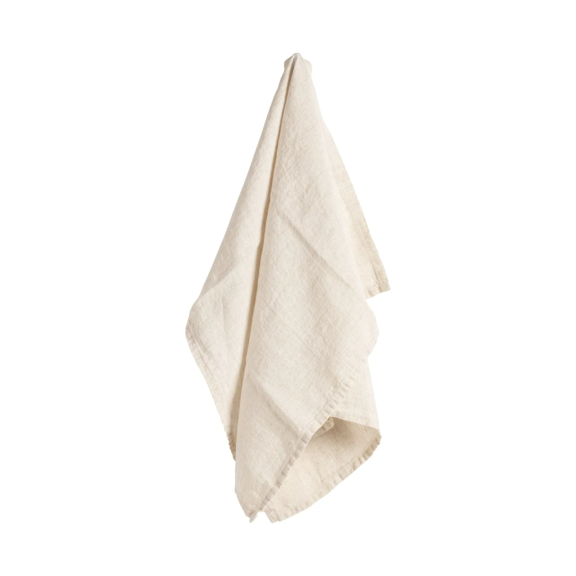 Catalina Set of 4 Kitchen Towels - Cream, Linen product