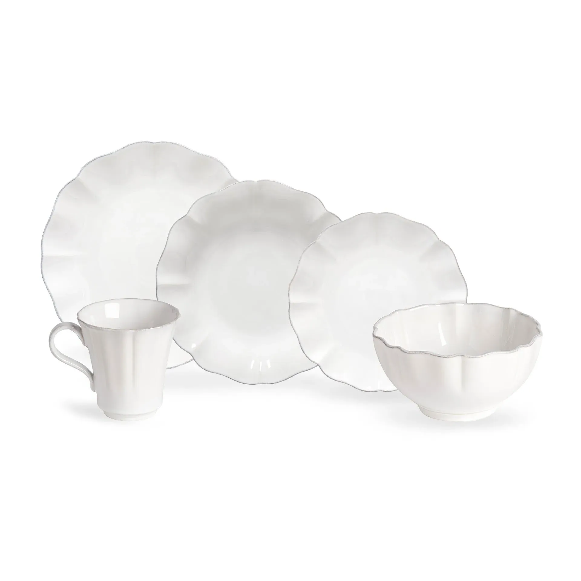 Costa Nova Rosa 5-Piece Dinnerware Setting - Fine Stoneware product
