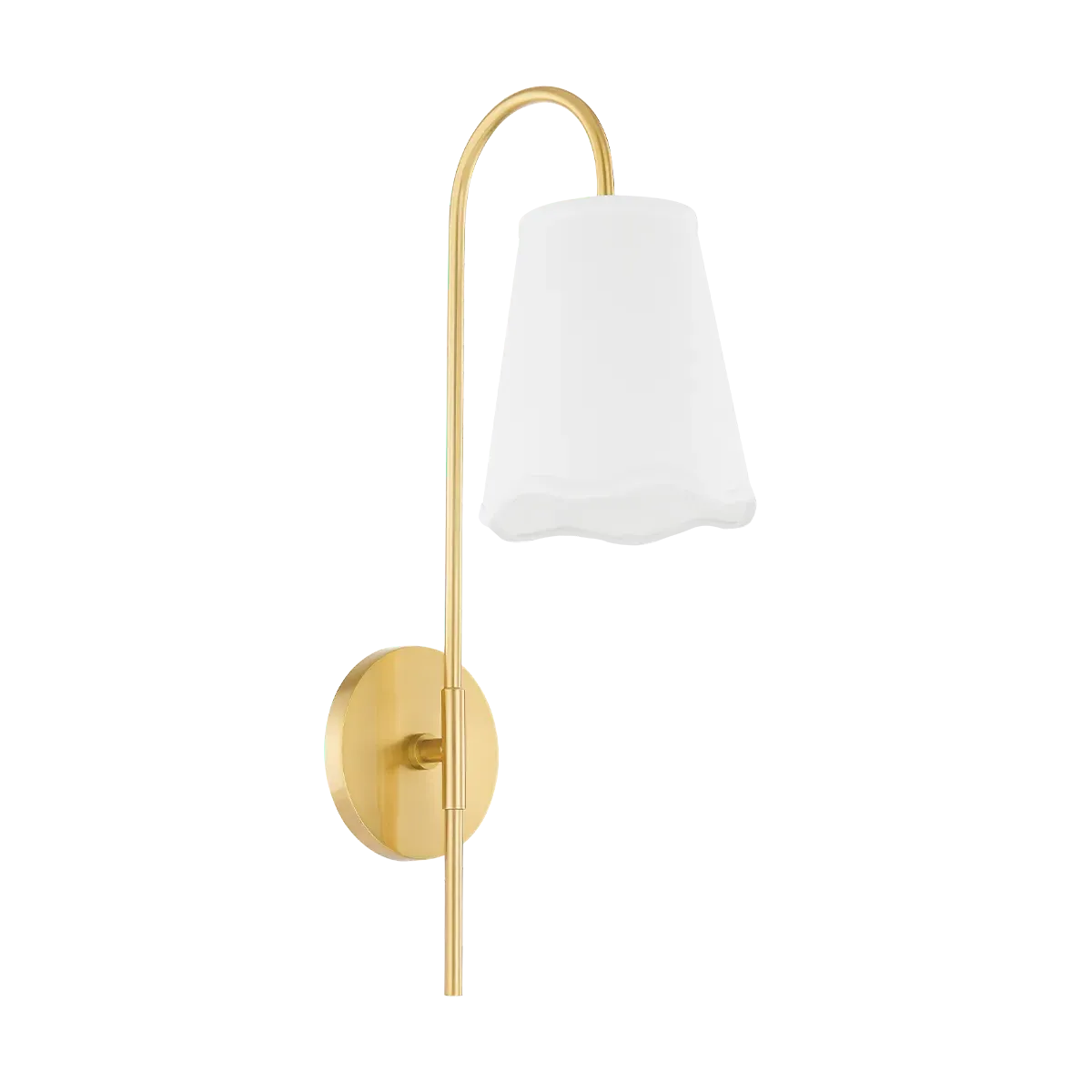 Diana Charm Wall Sconce - Brass, Linen product