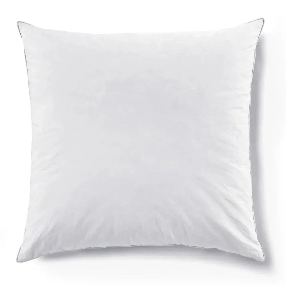Down Euro Sham Pillow Insert - White, Cotton product