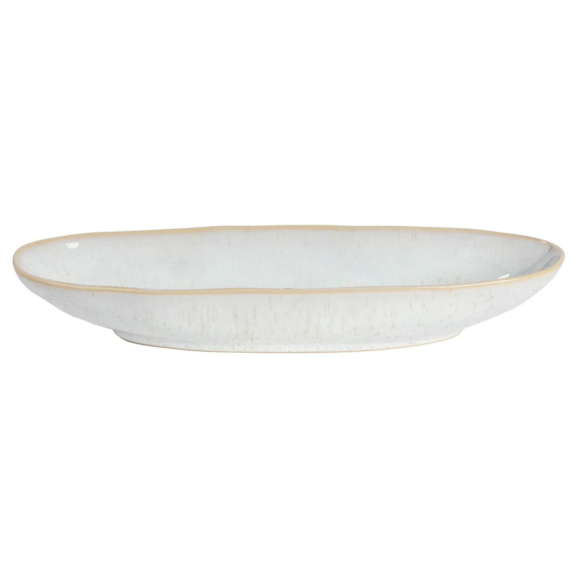 Eivissa Costa Nova Small Oval Platter - Sand Beige, Stoneware product