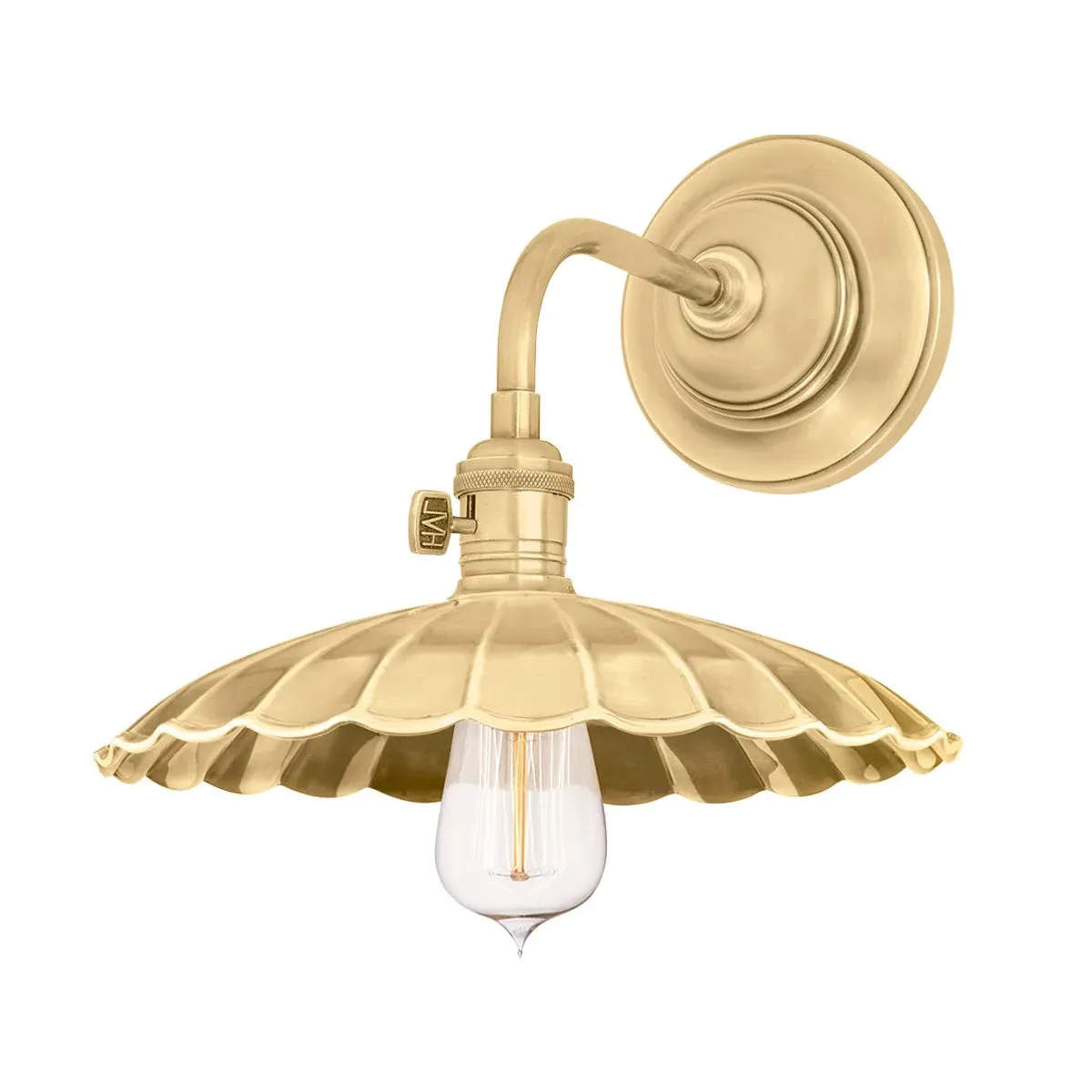 Farah Wall Sconce - Aged Brass, Steel product