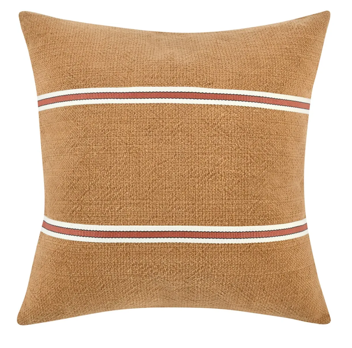 Flax Linen Pillow Set of Two - Brown Terracotta product