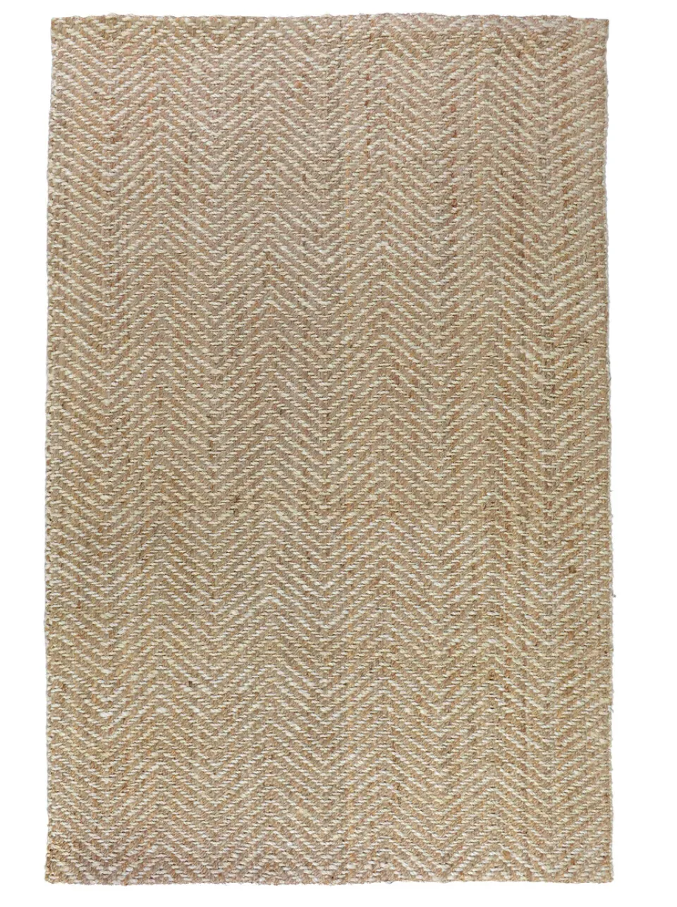 Herringbone Handwoven Jute Rug - Natural Ivory, Jute product