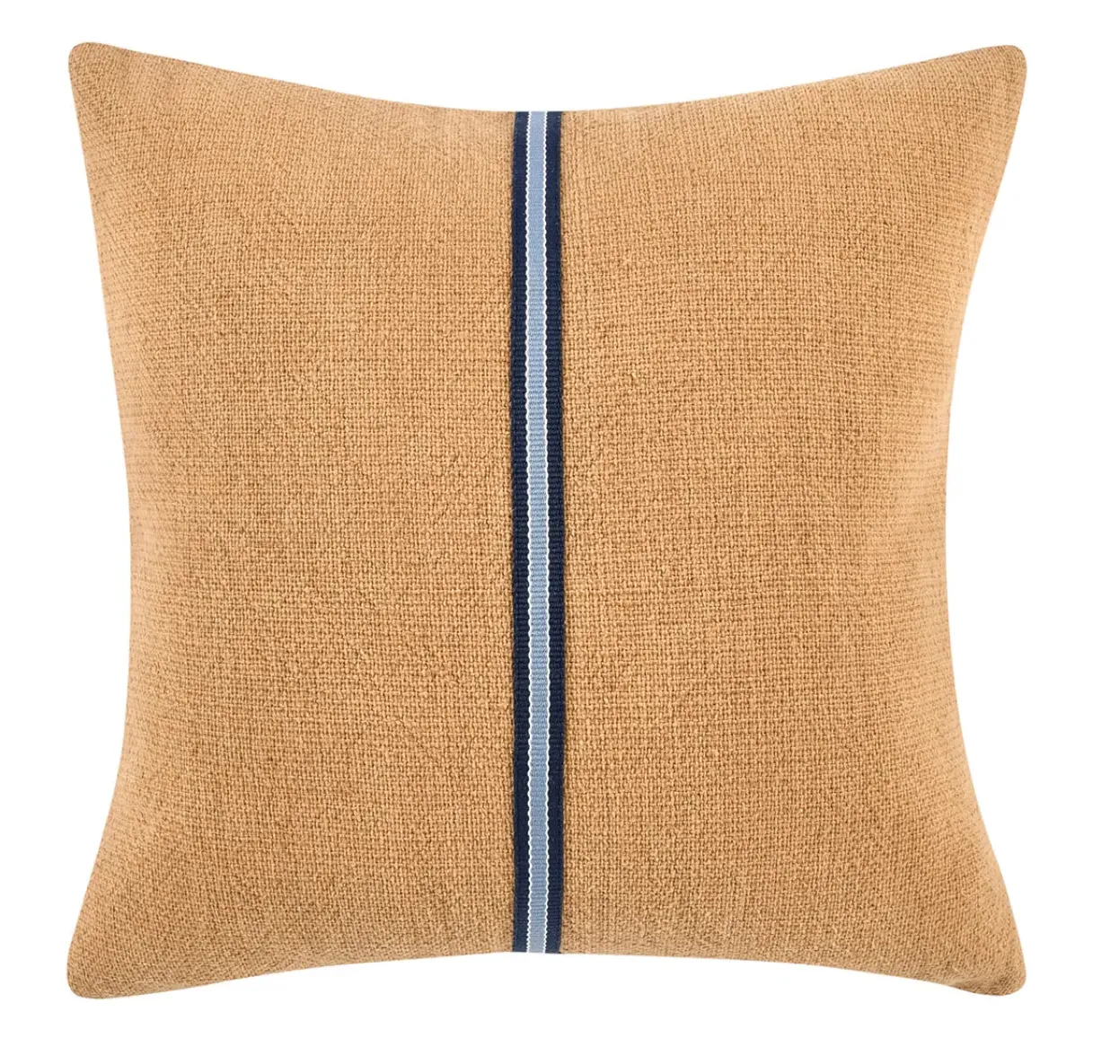 Lazy Day Set of Two Square Cushions - Denim Blue, Cotton Linen product