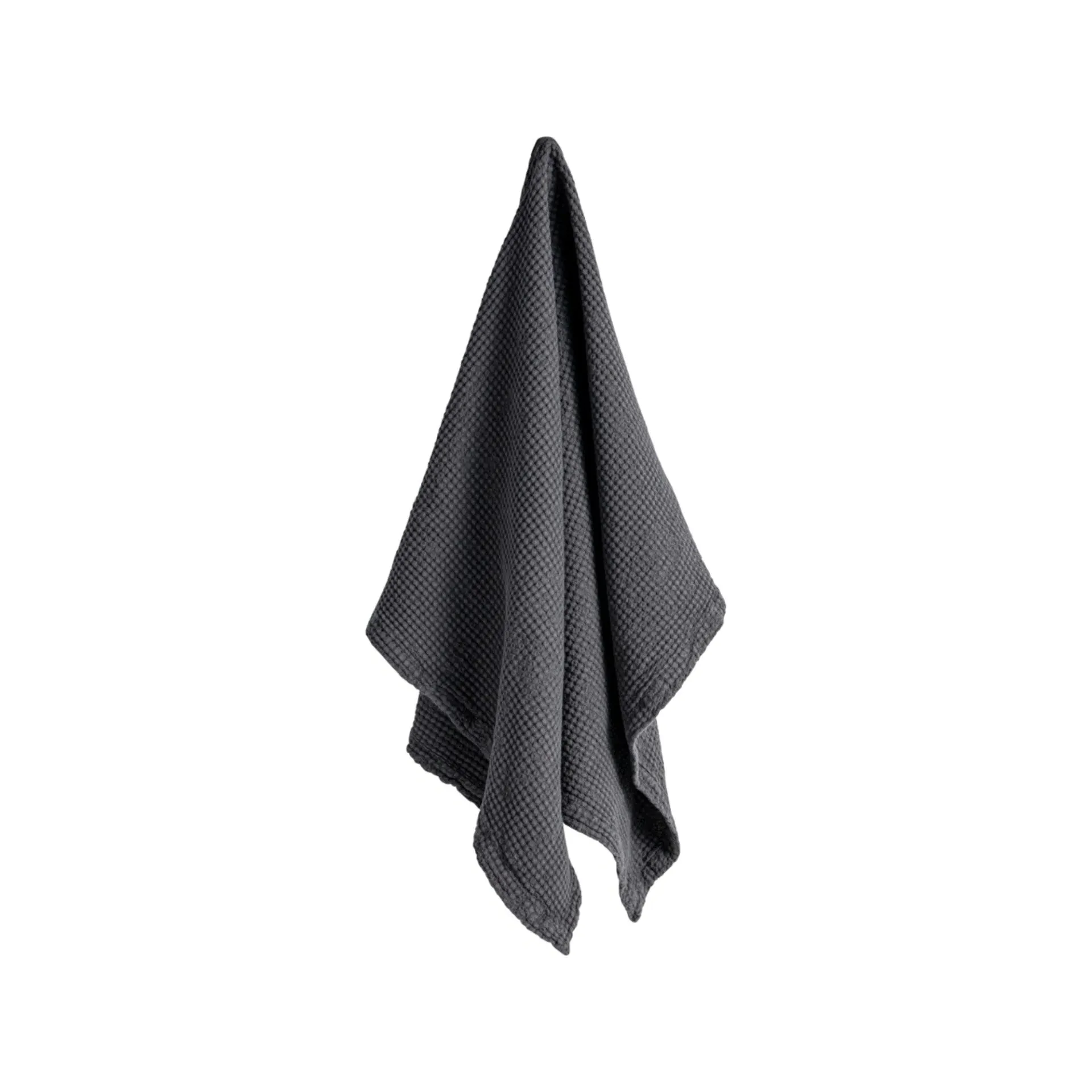 Lido Micro Waffle Kitchen Towel Set of 4 - Black, Cotton product