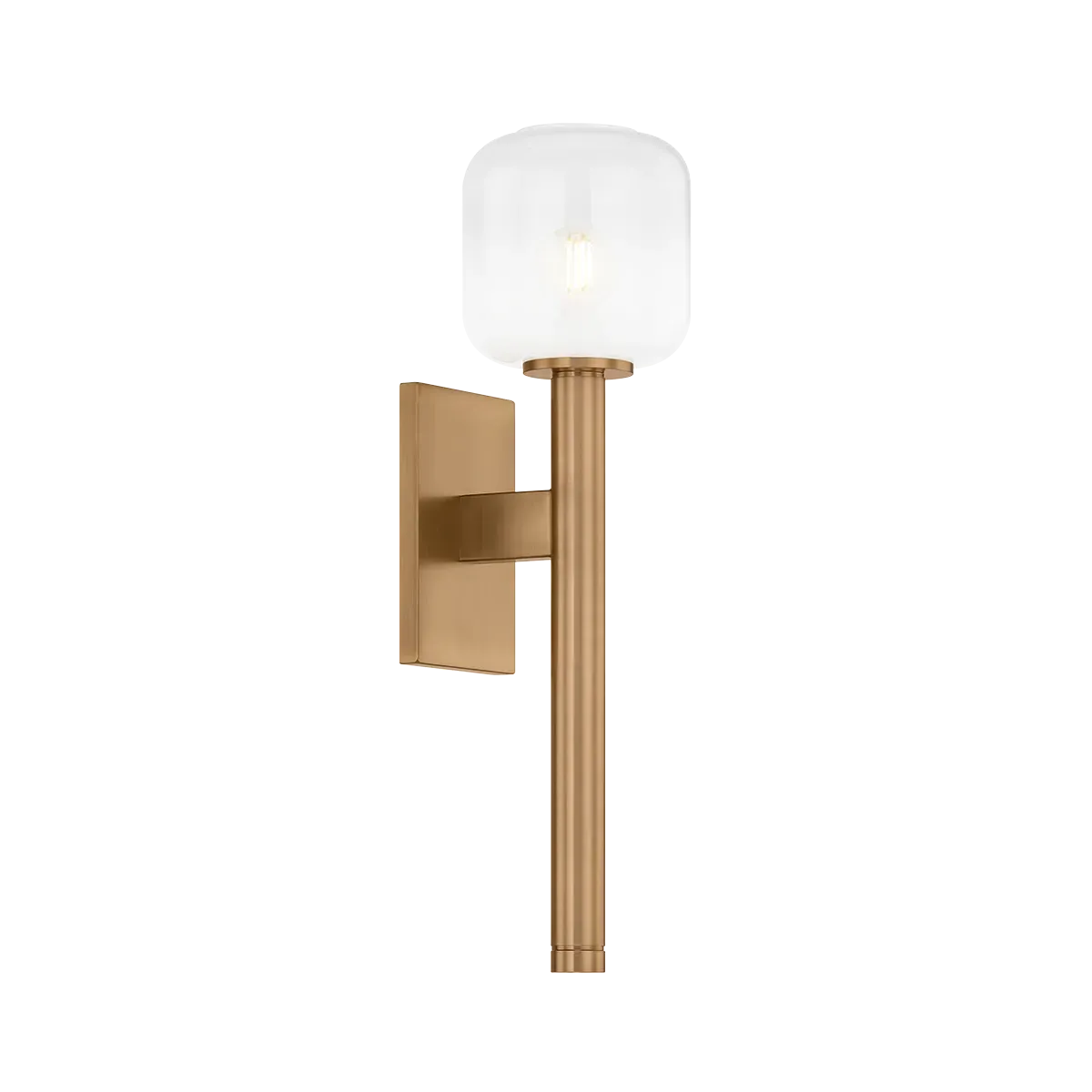 Lotus 1-Light Wall Sconce - Brass, Glass product
