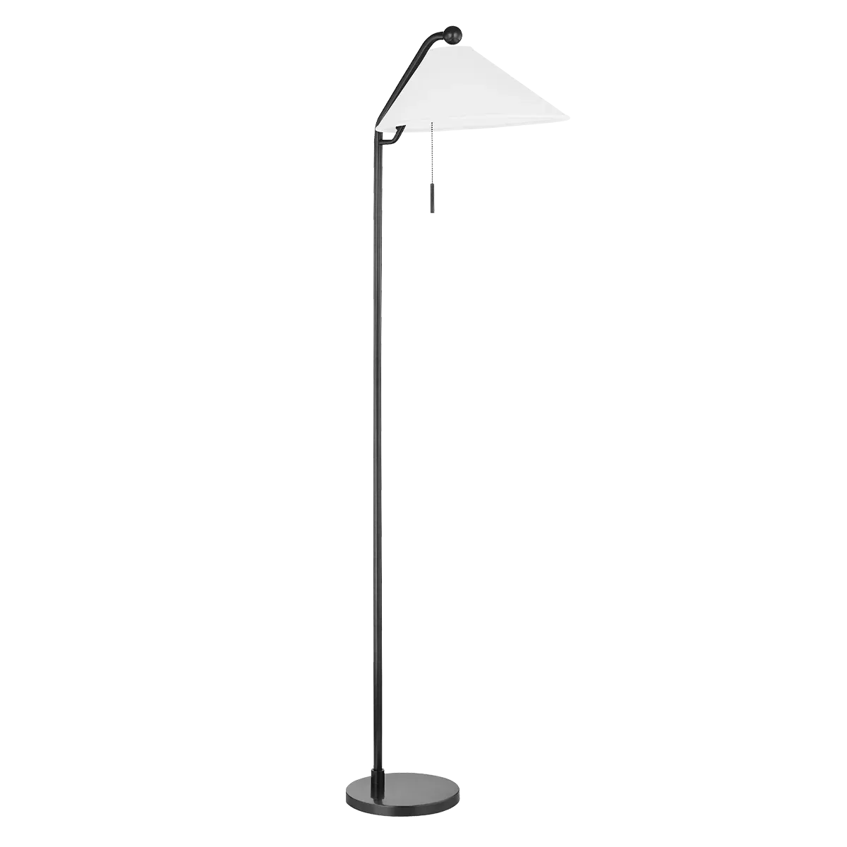 Lynnie Shell Shaped Floor Lamp - Bronze, Linen product