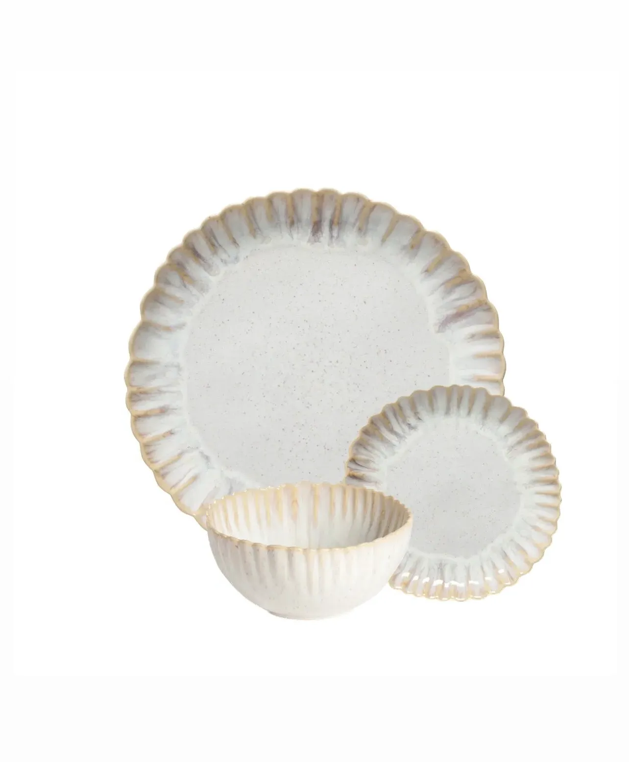 Mallorca 12-Piece Dinnerware Set with Cereal Bowl - Stoneware product