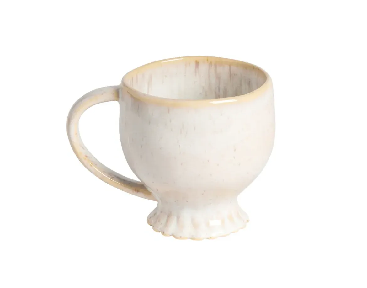 Mallorca Costa Nova Sand Beige Mug Set of 4 - Beige, Stoneware product
