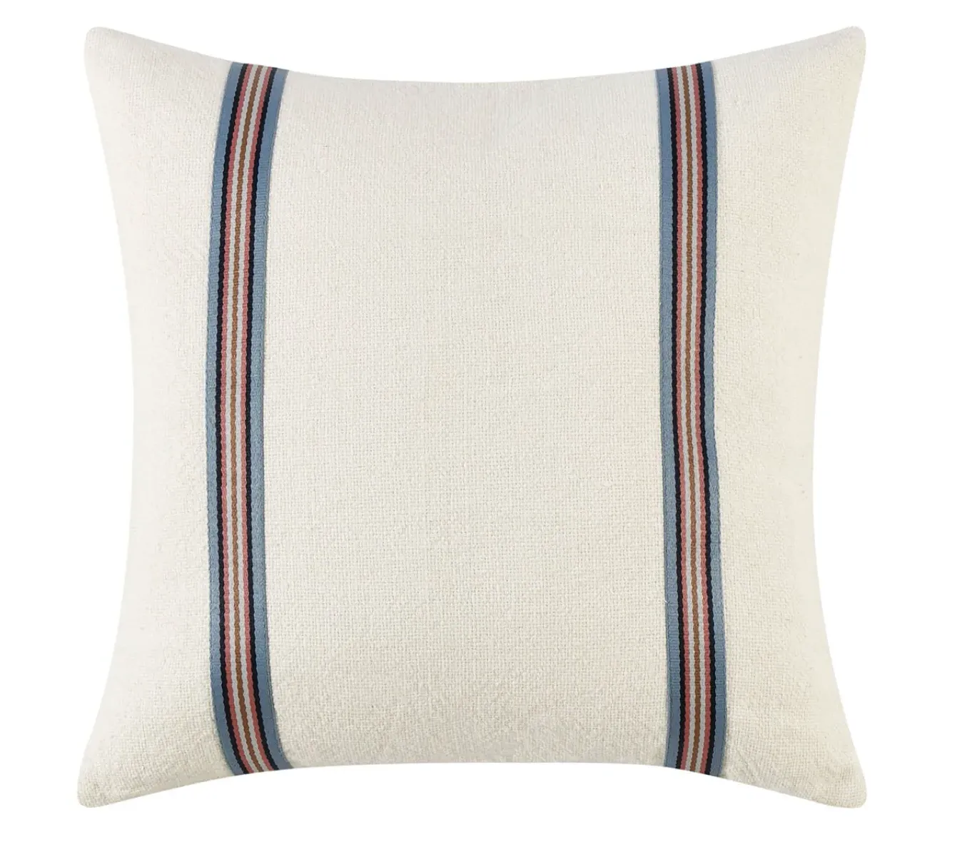 Multi Striped Cushion Set of Two - Ivory, Cotton Linen product