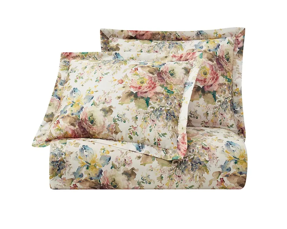Paris Garden Duvet Cover & Pillow Shams Set - Ivory, Lyocell product