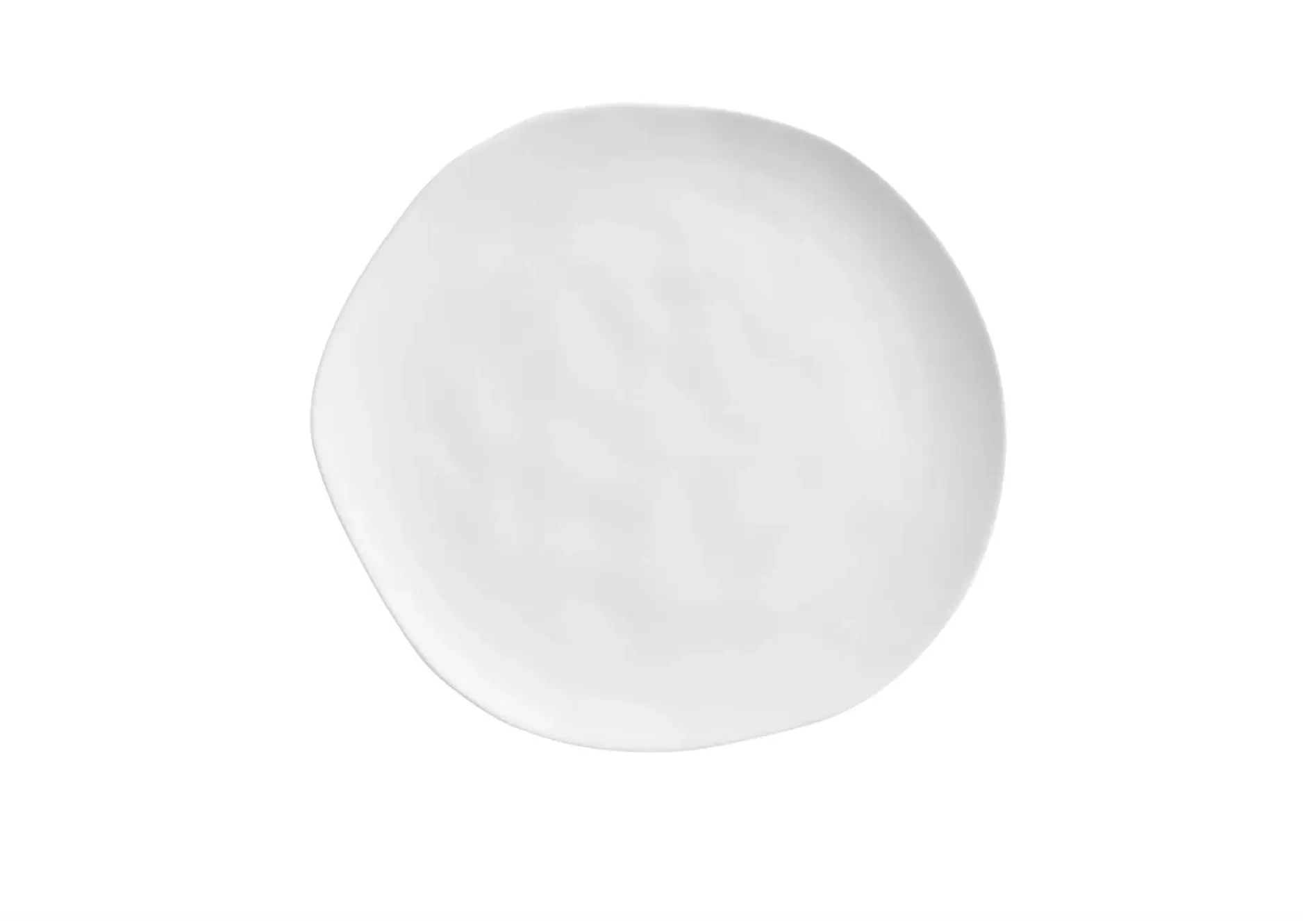 Porcelain Freeform Small Dinner Plate Set of 4 - Porcelain product