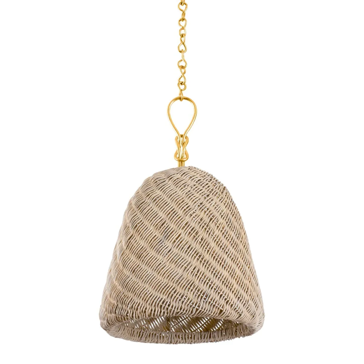 Raya Costal Small Pendant Light - White, Rattan product