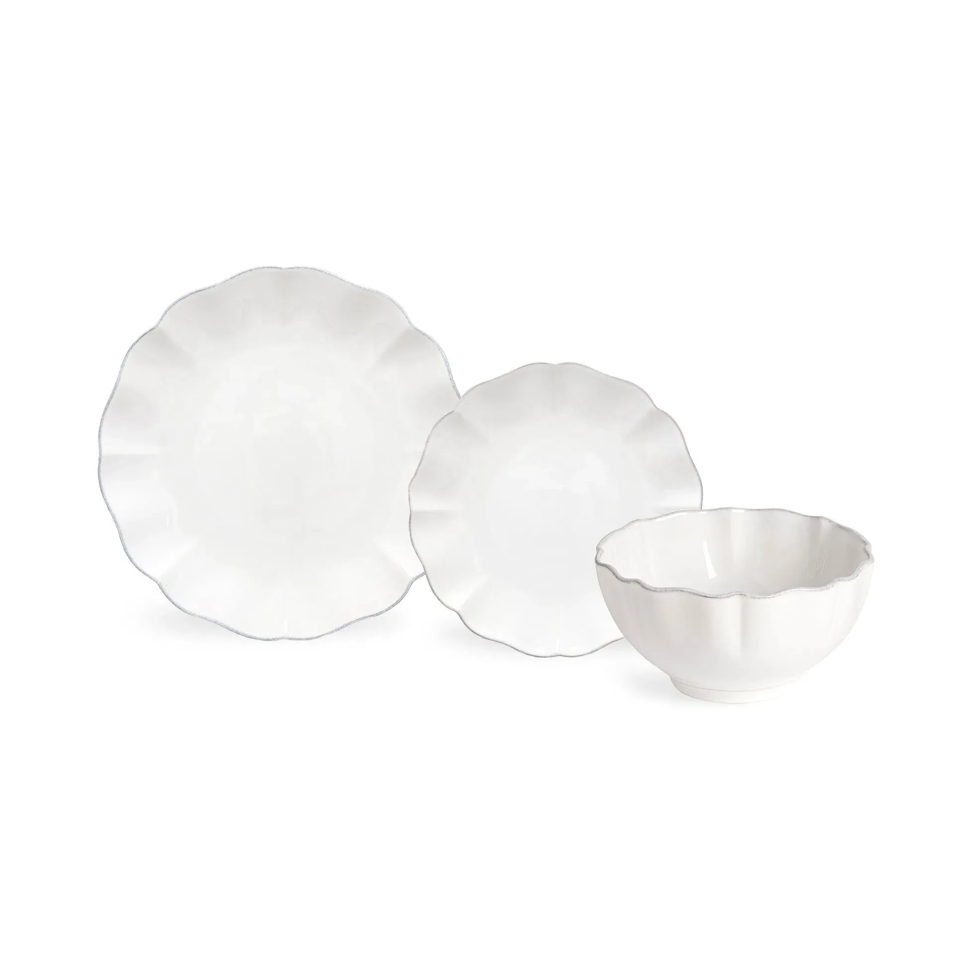 Rosa Costa Nova 12-Piece Dinnerware Setting with Cereal Bowl - Stoneware product