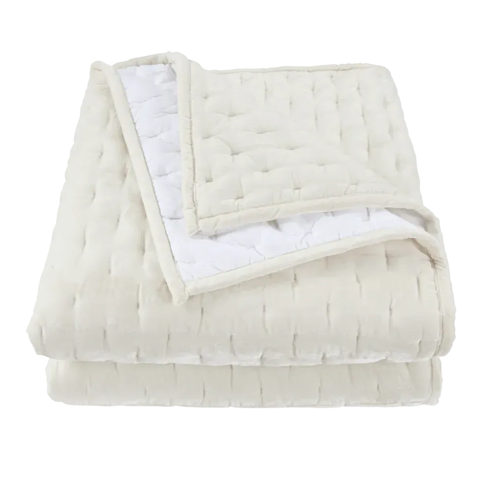 Sienna Faux Silk Velvet Quilt - Copper Stone product