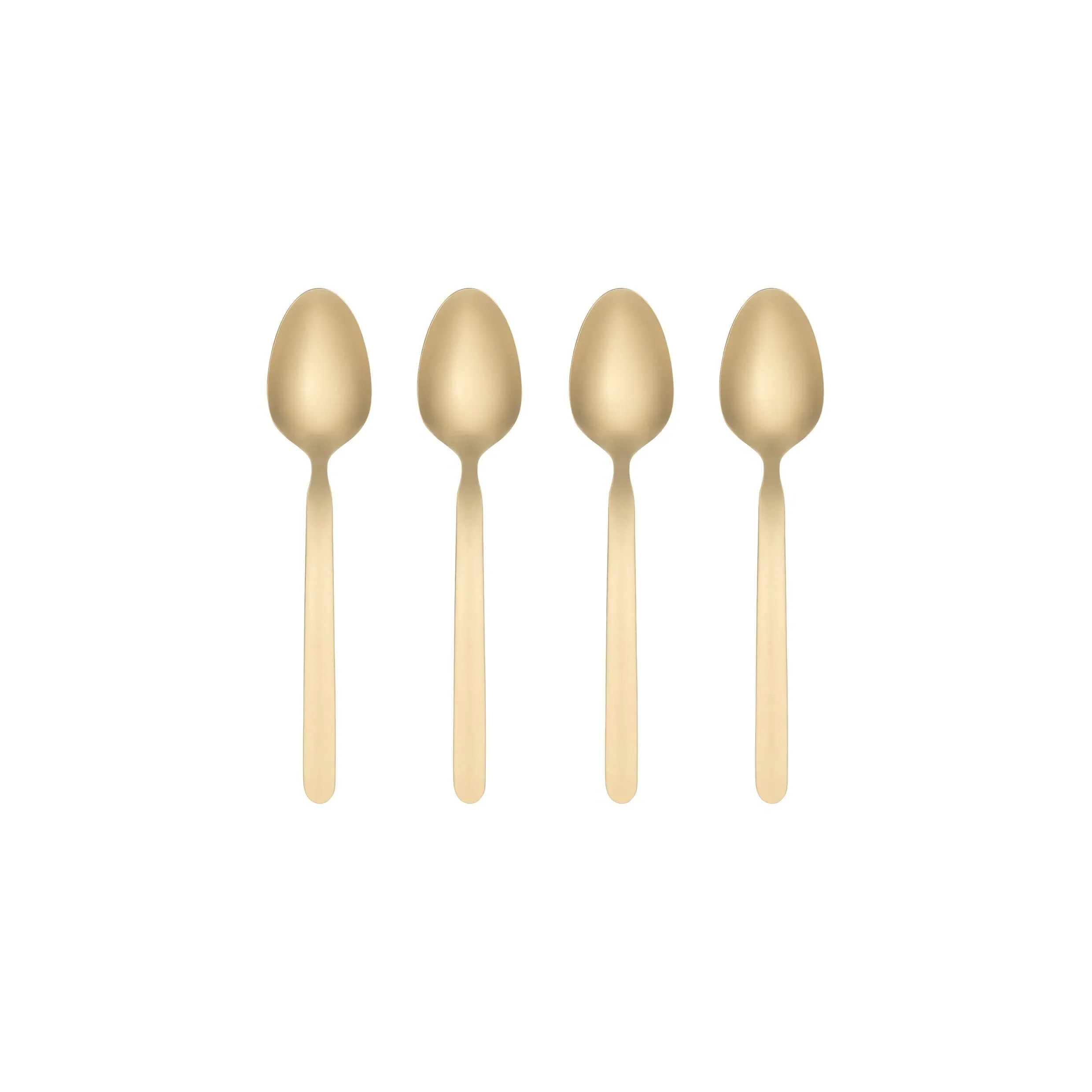 Stella Espresso Spoons Set of 4 - Gold, PVD Coated Stainless Steel product