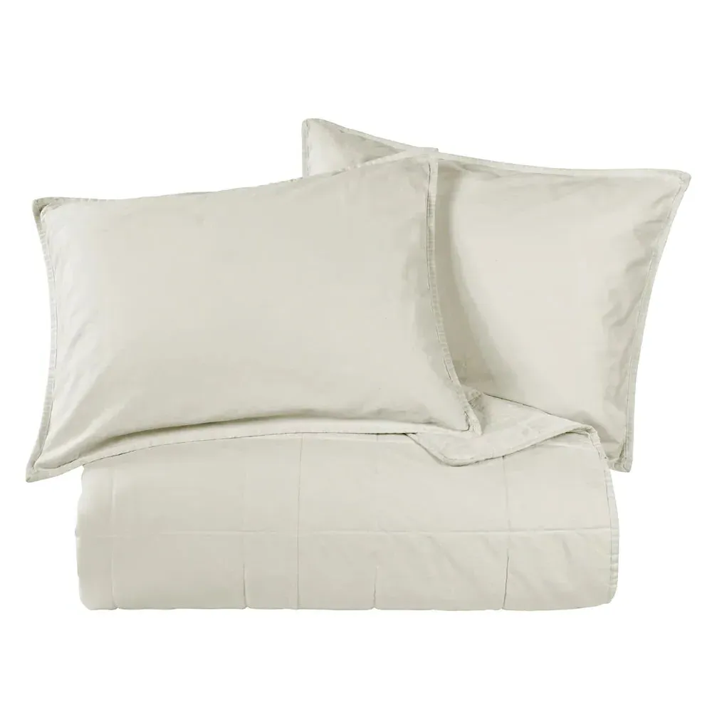 Stonewashed Canvas Coverlet - Natural, Cotton product