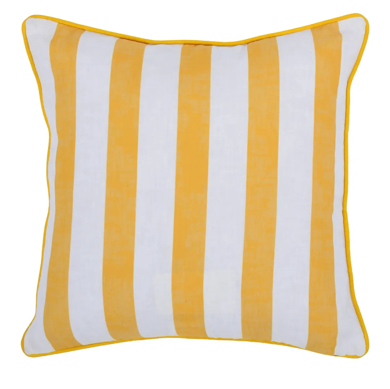 Striped Outdoor Pillow Set of 2 - Yellow, Polyester product