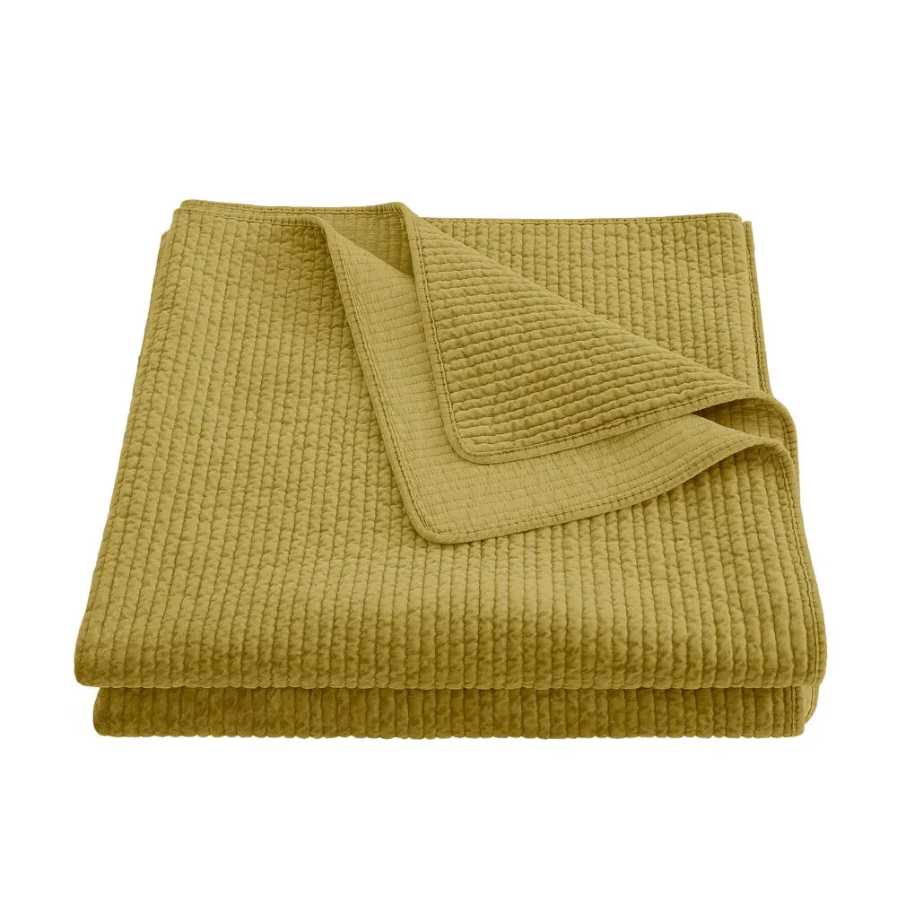 Tuscan Stonewashed Cotton Velvet Quilt - Cotton product