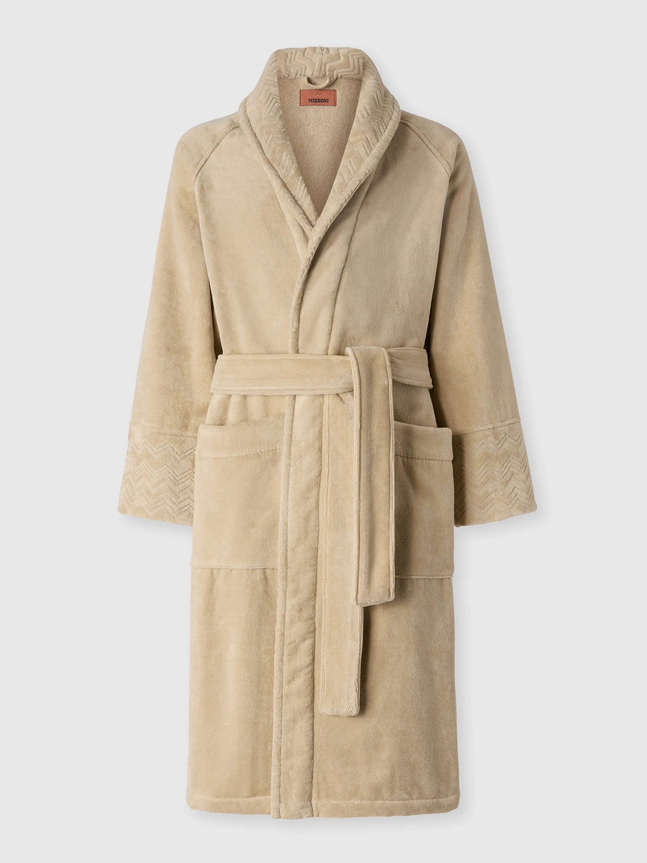 Giorgio Bathrobe with Belt - Beige, Cotton Terry product