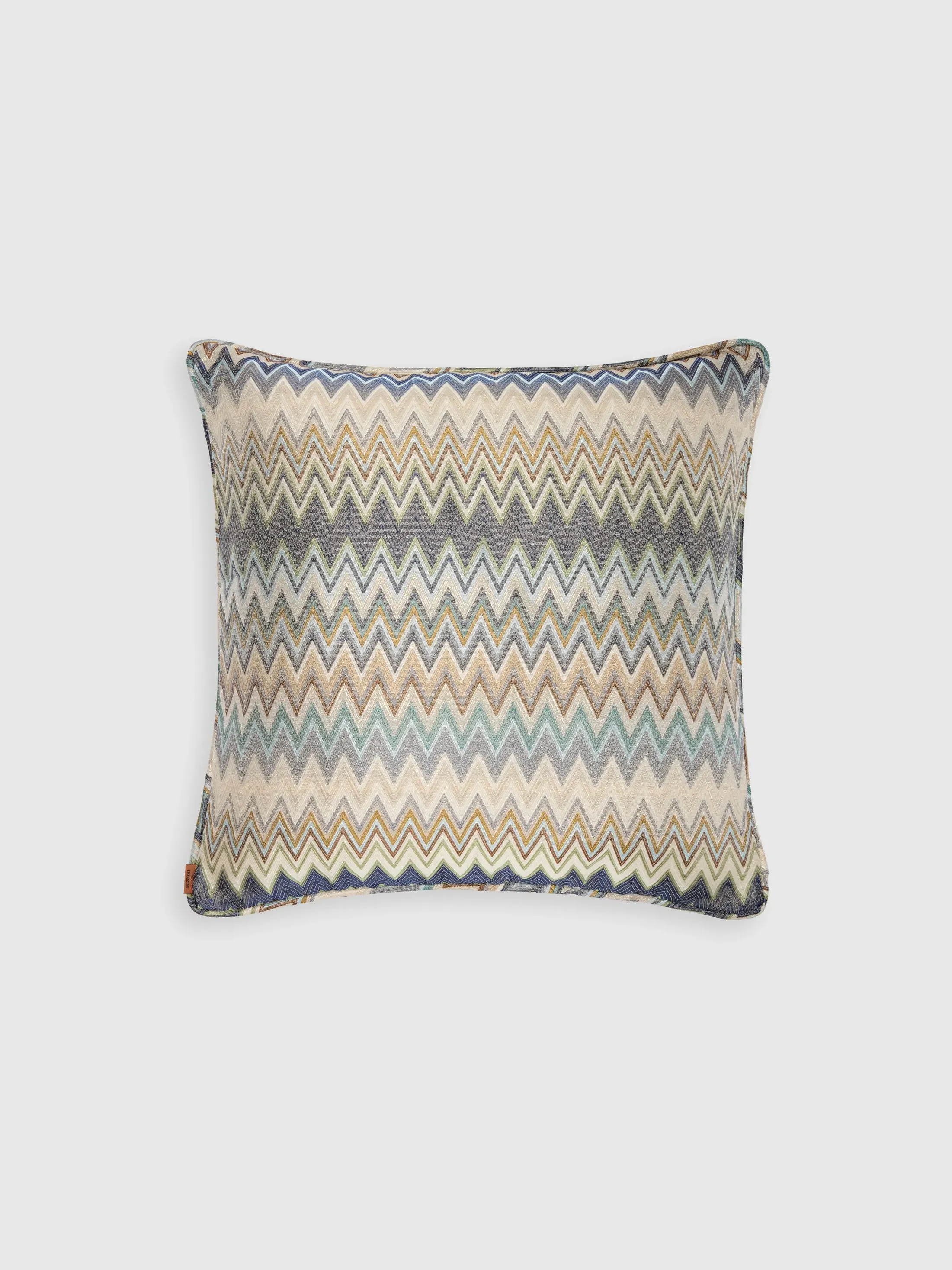 Masuleh Cushion - Turquoise Multicoloured, Silk-Blend product