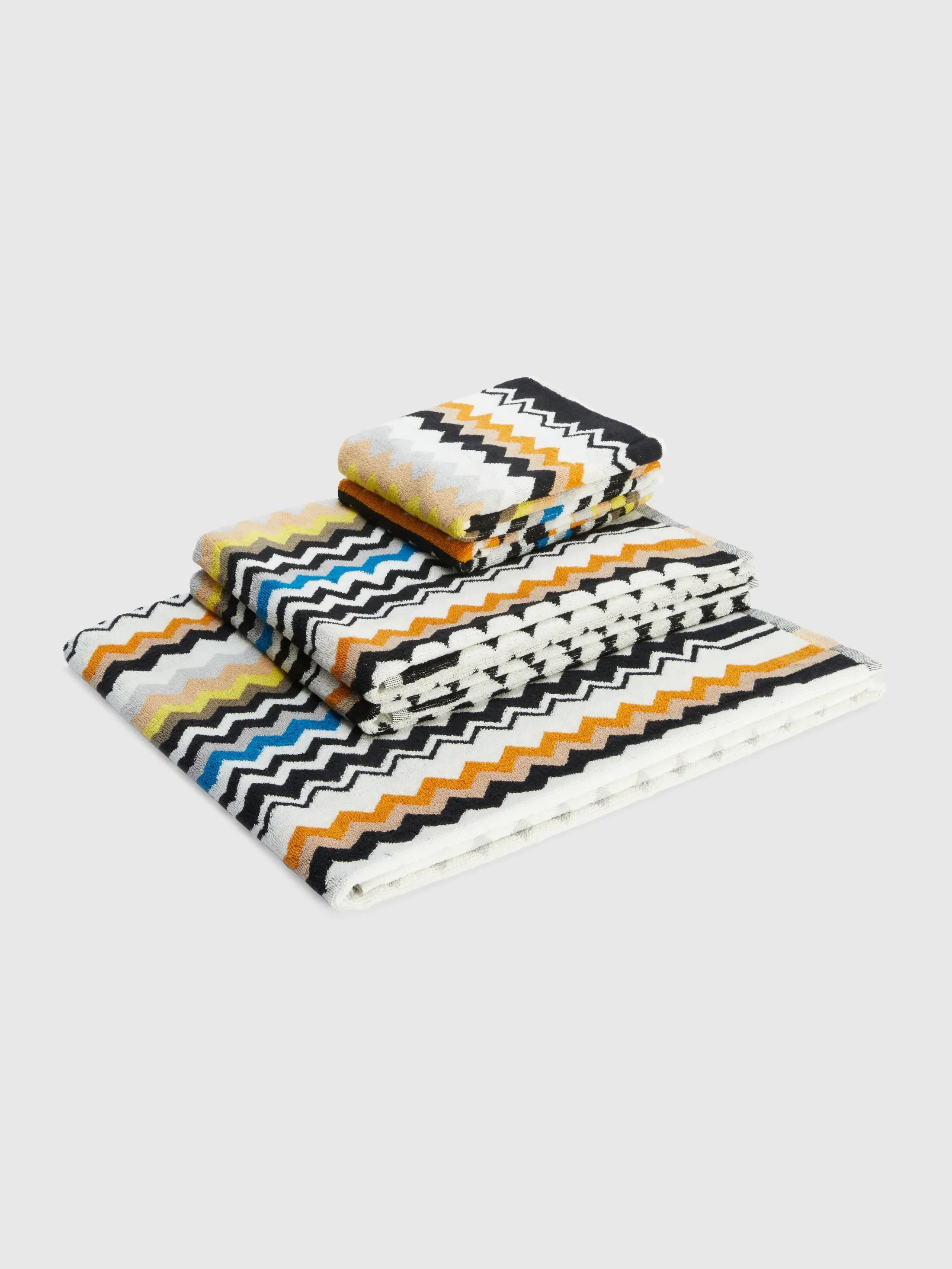 Missoni Home 5-Piece Bath Towel Set - Black Multicoloured, Cotton Terry product