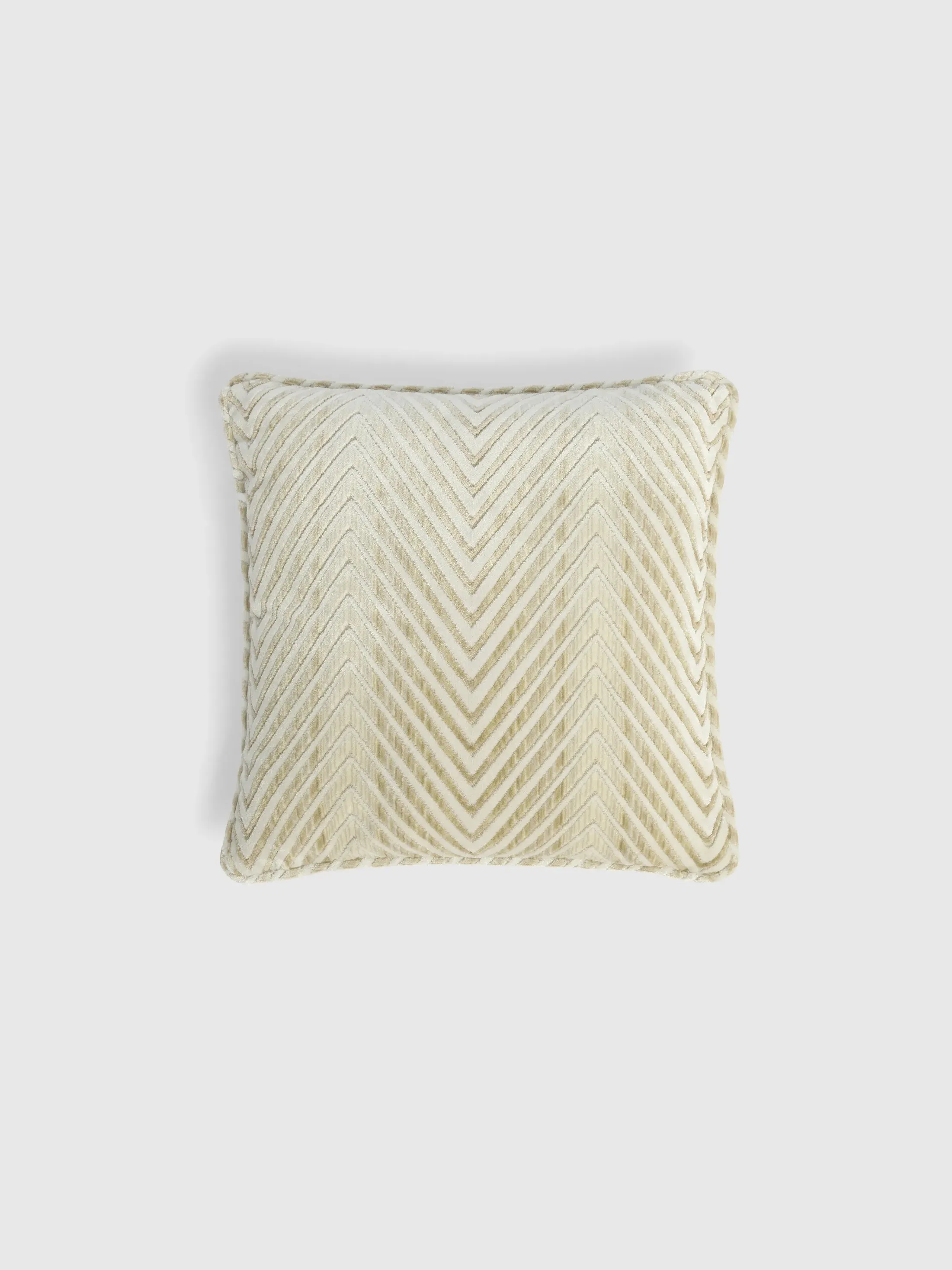 Ziggy Zigzag Cushion - White, Viscose Blend product
