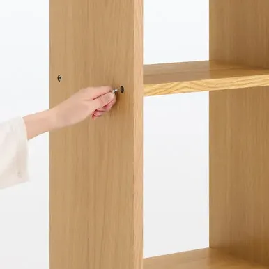 Oak Cube Shelving Unit Add-On - 2 Tier, Oak product