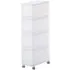 4 Tier Storage Drawers on Wheels - Clear by Muji, image 4