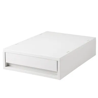 A4 Shallow Drawer Unit - White, Polypropylene product