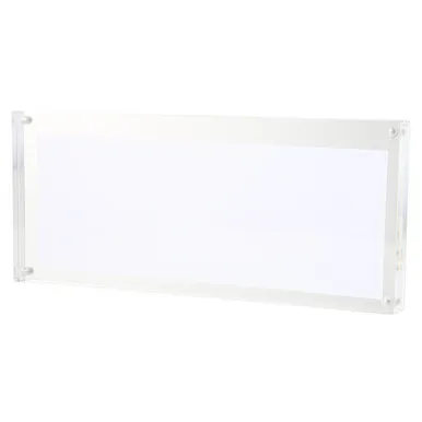 Acrylic Magnetic Photo Frame Panorama - Clear, Acrylic by Muji, alternate view