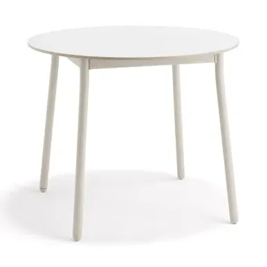 Aluminium Square Dining Table - Light Grey, Aluminium product