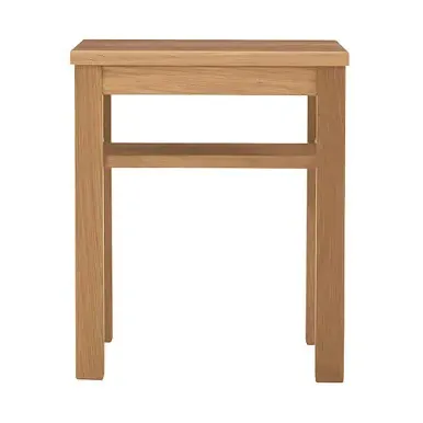 Oak Bedside Table with Storage Shelf - Oak product