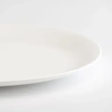 Bone China Oval Plate by Muji, image 2