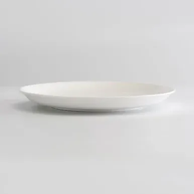 Bone China Round Plate - Ø 23 cm by Muji, alternate view