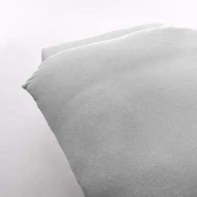 King Size Duvet Cover - Melange Beige, Cotton Jersey alternate view