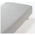 Cotton Jersey Super King Fitted Sheet - Melange Navy by Muji, image 4